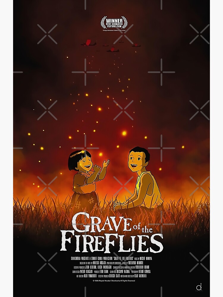 Grave of the Fireflies (Japanese) print by Vintage Entertainment