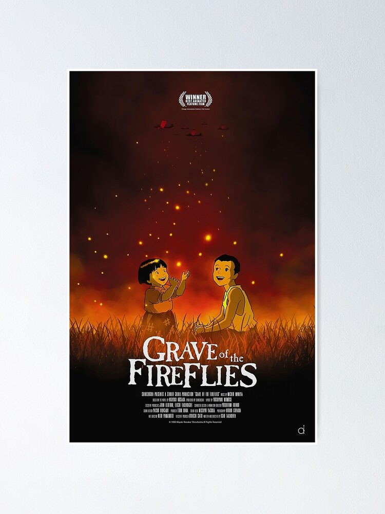 Anime Grave of the Fireflies POSTER Prints Wall Painting Bedroom