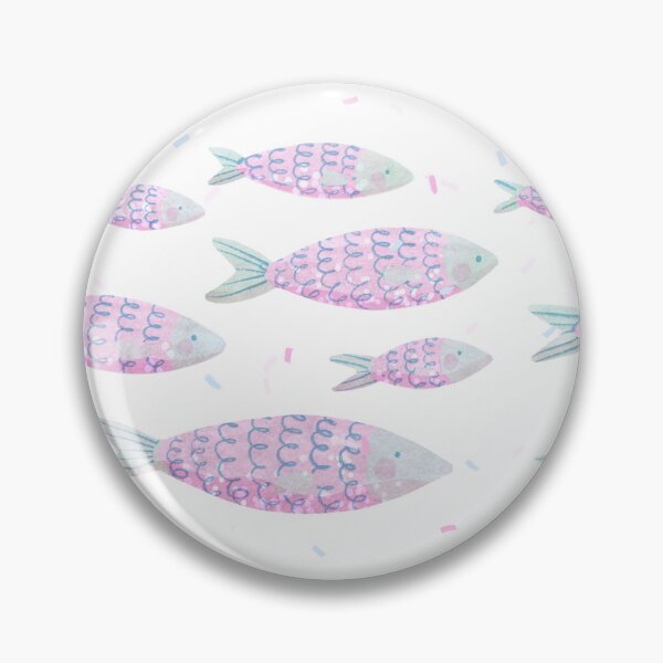Item preview, Pink fishes designed and sold by queenseptienna.