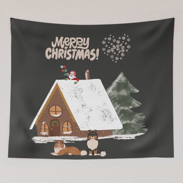 Item preview, Merry Christmas Shelties designed and sold by senouz.