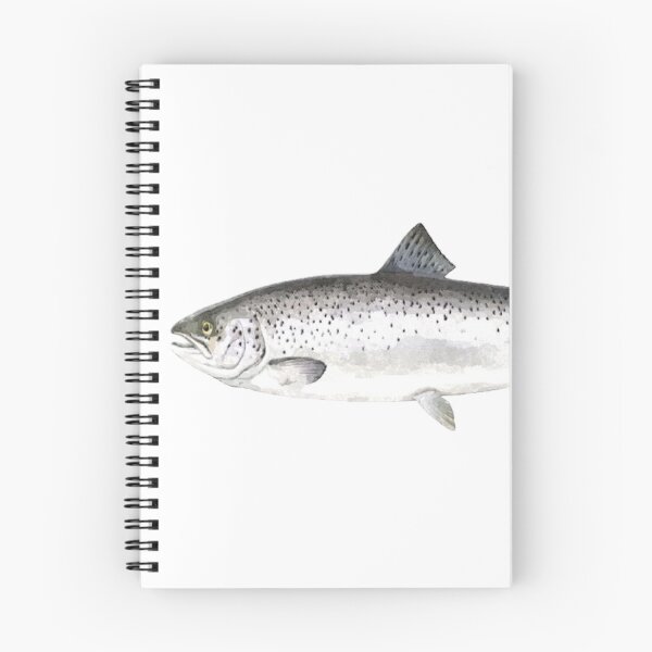 Item preview, Atlantic Salmon Fish Watercolor Art designed and sold by jjomally1.
