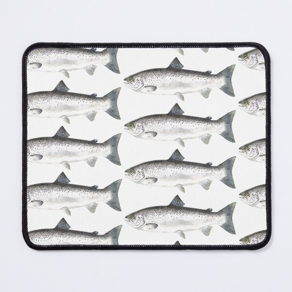 Item preview, Atlantic Salmon Fish Watercolor Art designed and sold by jjomally1.