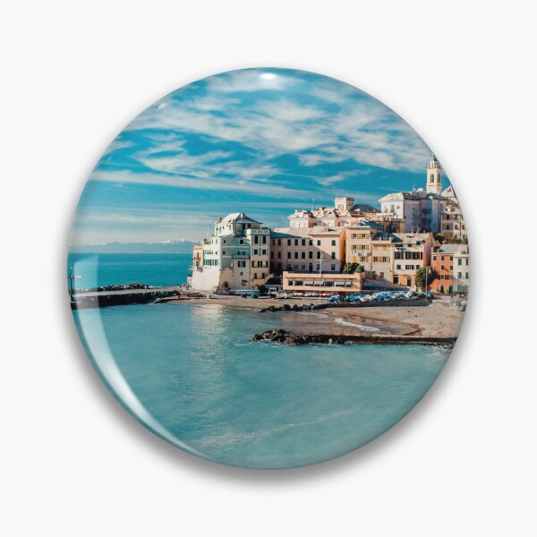 Item preview, Oia, Greece, Aqua Blue Ocean, Beach Town designed and sold by newburyboutique.