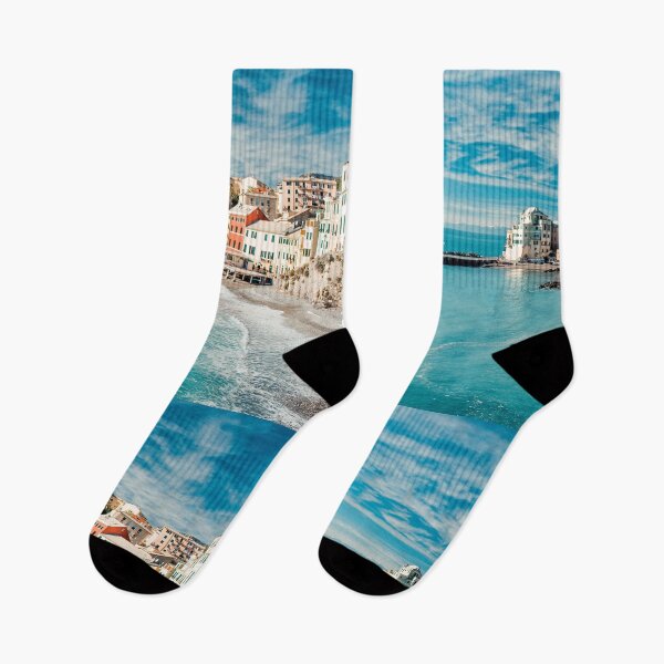 Item preview, Oia, Greece, Aqua Blue Ocean, Beach Town designed and sold by newburyboutique.
