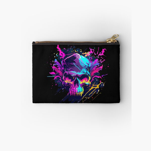 Item preview, Neon Splatter Skull designed and sold by IcarusPrints.