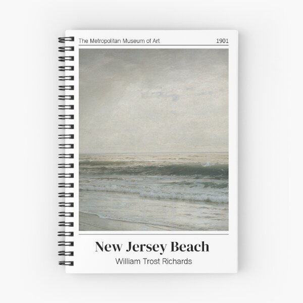 Item preview, “New Jersey Beach” (1901) Painting by William Trost Richards designed and sold by Art by Amanda.