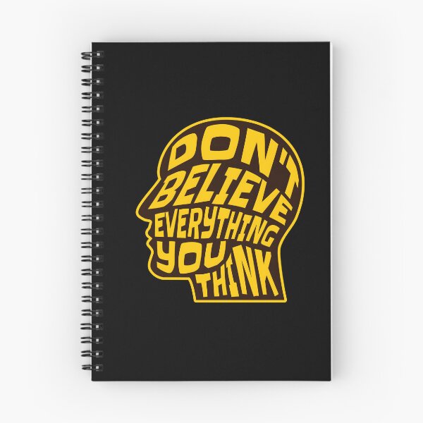 Item preview, Dont Believe Everything You Think 14 - Inspirational Quotes Typography designed and sold by Cawaiico.