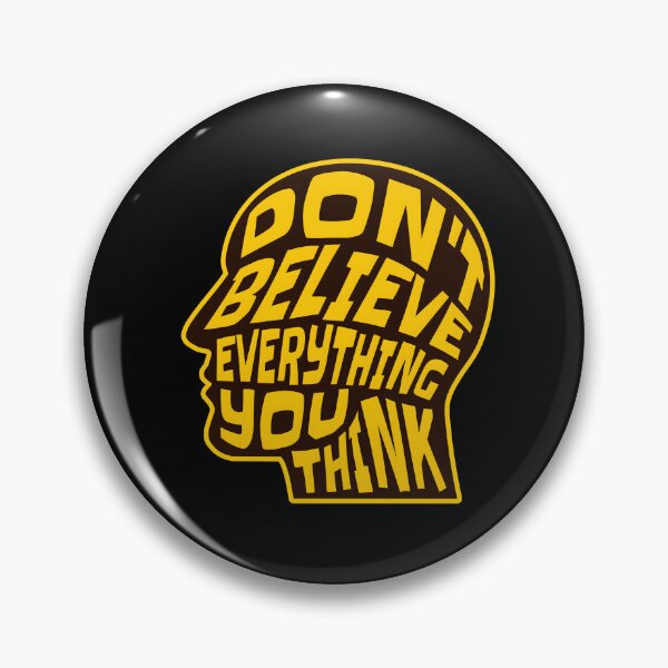 Item preview, Dont Believe Everything You Think 14 - Inspirational Quotes Typography designed and sold by Cawaiico.