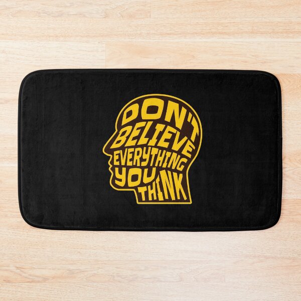 Item preview, Dont Believe Everything You Think 14 - Inspirational Quotes Typography designed and sold by Cawaiico.