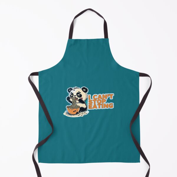 Item preview, panda eating noodles with quote i can't stop eating designed and sold by Charkasi.