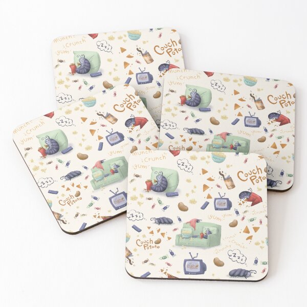 Item preview, Couch Potato bugs  designed and sold by K. Pastva Illustration.