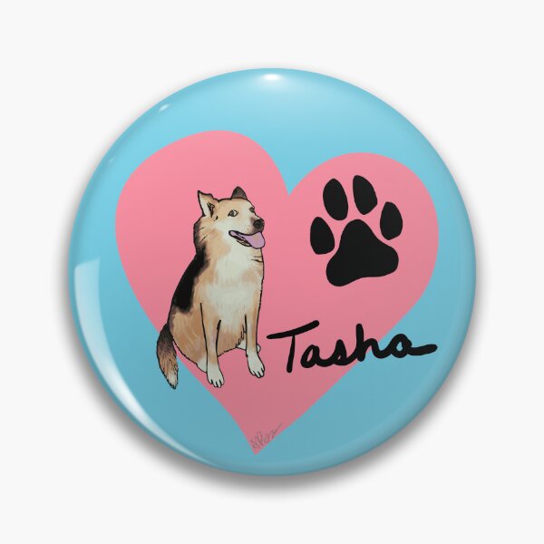 Item preview, Love, Tasha the Dog - Pet Commission 03 - Color Variation 01 designed and sold by Anna R. Reyes.