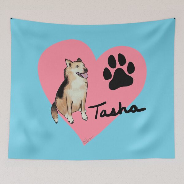Item preview, Love, Tasha the Dog - Pet Commission 03 - Color Variation 01 designed and sold by Anna R. Reyes.
