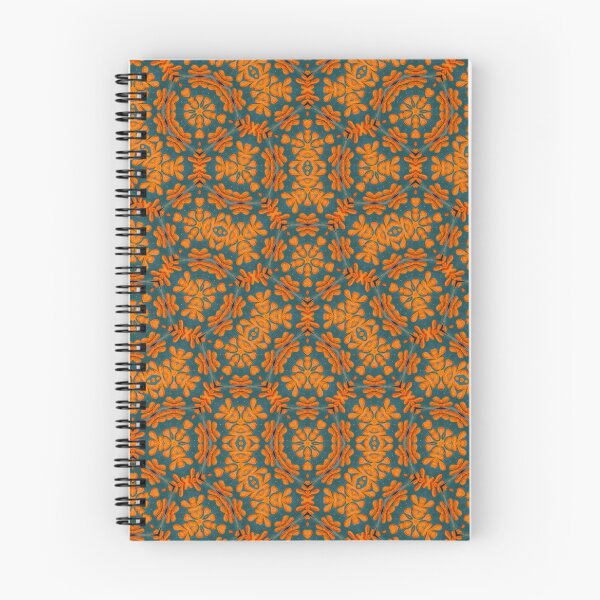 Item preview, Cerulean Blue and Orange Penrose Seamless Pattern Print designed and sold by protegra.