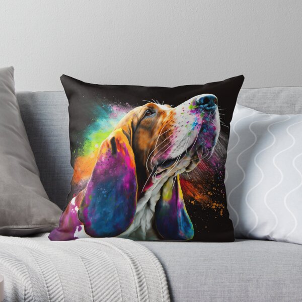 Basset shop hound pillow