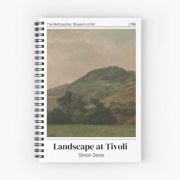 Item preview, “Landscape at Tivoli” (1786) Painting by Simon Denis designed and sold by Art by Amanda.