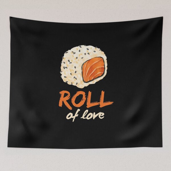 Item preview, Salmon Sushi Roll Love Foodie Cute Funny Sushibar Japanese Sushiroll Sushi Lover Cute Gift Sashimi Sarcastic Delicious Hungry Cute Seafood Temaki Japan Nigiri Dinner Cute Birthday Foodlover designed and sold by EpsilonEridani.