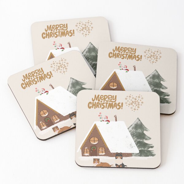 Item preview, Merry Christmas Shelties designed and sold by senouz.