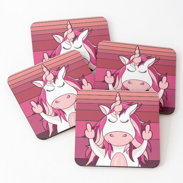 Item preview, Cool unicorn showing stinky fingers.  designed and sold by funnycolors.