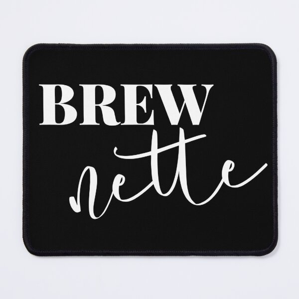 Item preview, Brewnette Coffee Pun designed and sold by Art & Coffee.