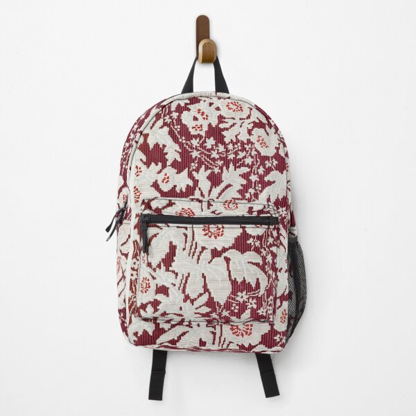 Item preview, Vintage Red Floral Silk Pattern designed and sold by GazCoDesign.