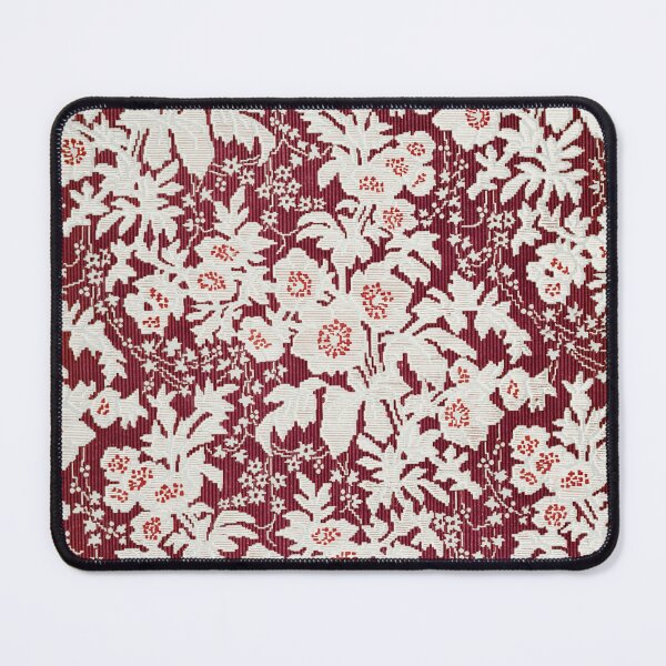 Item preview, Vintage Red Floral Silk Pattern designed and sold by GazCoDesign.