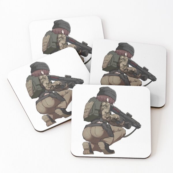 Item preview, Military Anime Girl designed and sold by kittiescuties.