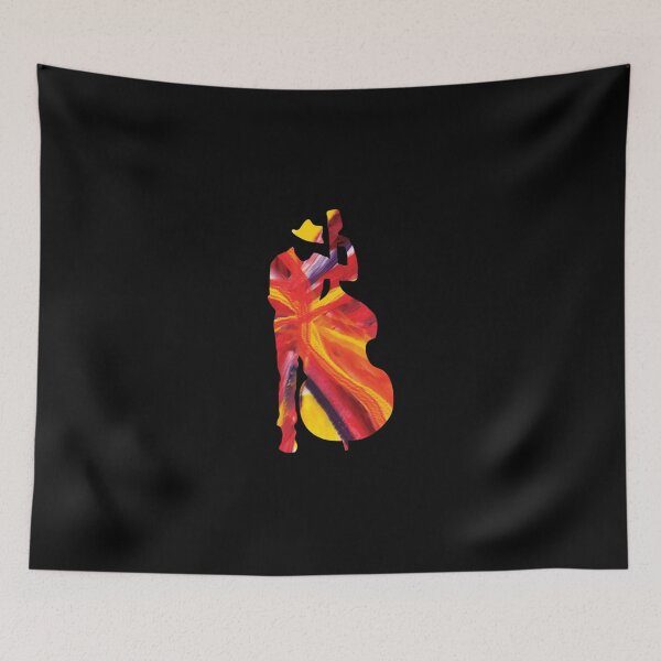 Item preview, Colorful Jazz Bass Musician Modern Style Premium T-Shirt designed and sold by saelihuyghem.