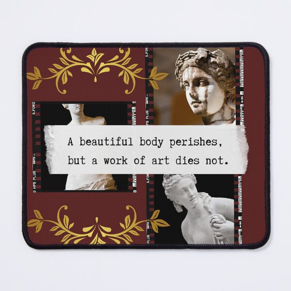 Item preview, Aphrodite sculpture photos with da vinci quote designed and sold by Bunniesshop444.