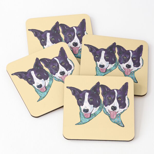 Aperçu de l'œuvre Frères Border Collie créée et vendue par MoxP2505.