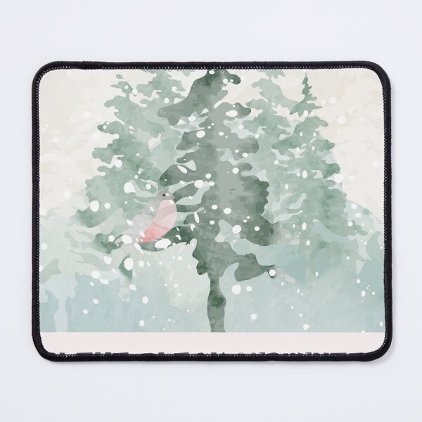 Item preview, In the Bleak Midwinter. Snowy Forest Scene, Painting designed and sold by Lost-World-Shop.
