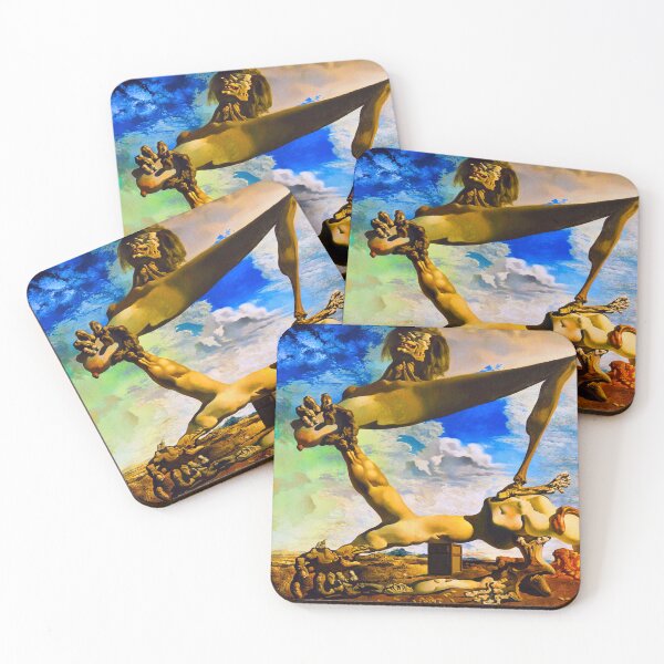 Item preview, Salvador Dali Painting Soft Construction With Boiled Beans Poster designed and sold by Teetans.