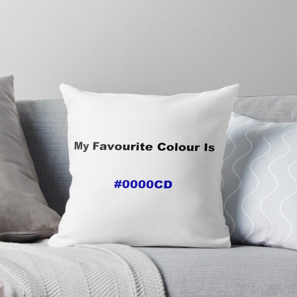 Item preview, My Favourite Colour Is #0000CD designed and sold by kiippers.