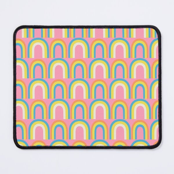 Item preview, Cute Boho Rainbows on Pink Background designed and sold by PreppyRiot.