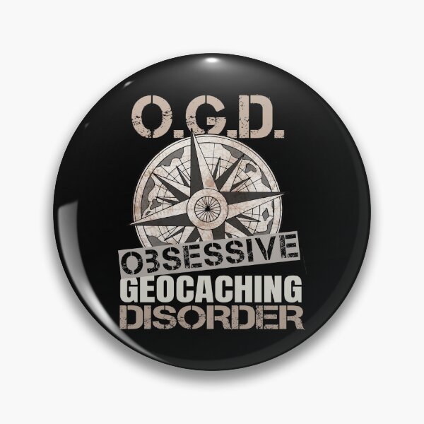 Item preview, Geocaching gift / OGD obsessive geocaching disorder compass designed and sold by portrait4you.