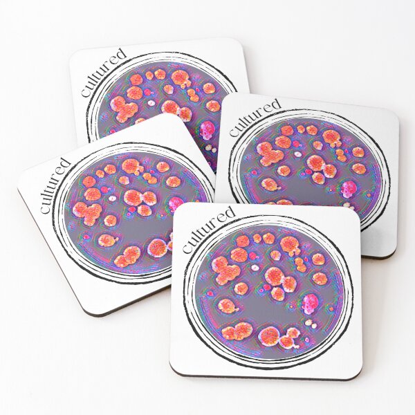 Item preview, Cultured Bacteria Petri Dish Microbiology Pun designed and sold by ModelOrganism.