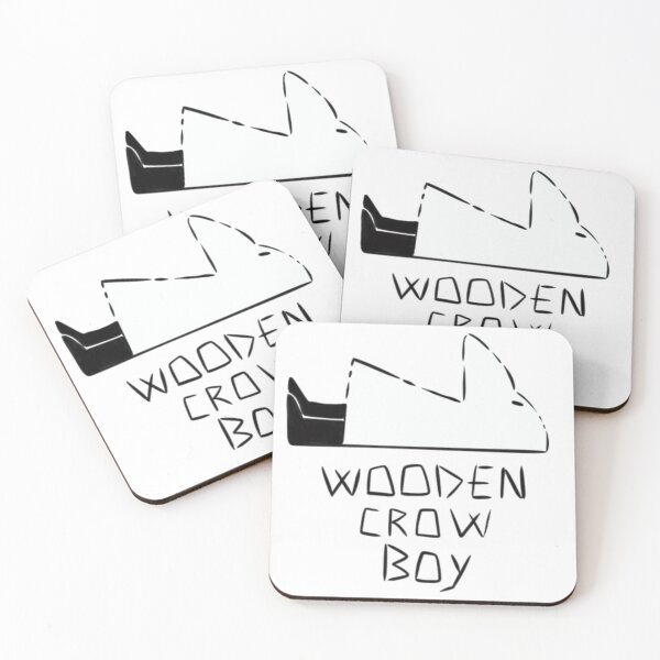 Item preview, Wooden crow boy designed and sold by Drawingsnake.