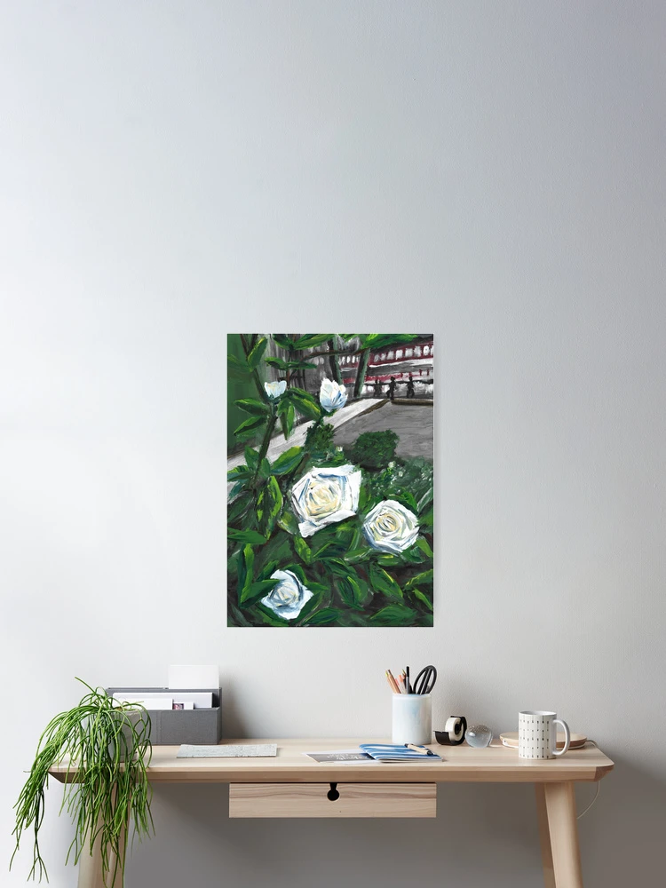 Thumbnail 2 of 3, Poster, Danmarksplass -Roses designed and sold by Rina Arling.