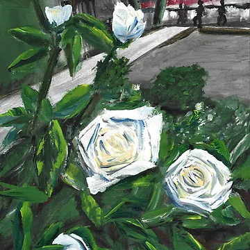 Aperçu de l'œuvre Danmarksplass -Roses de Rina Arling