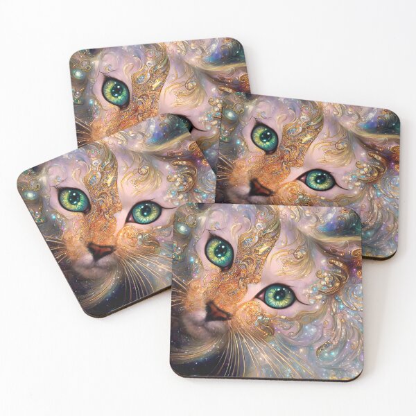 Item preview, Pink Glitter Cat designed and sold by Peggy Collins.