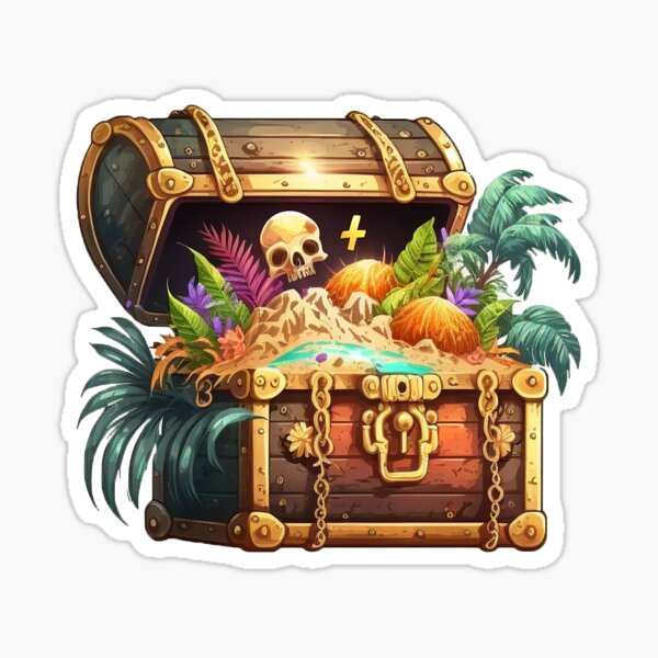 Treasure chest Sticker