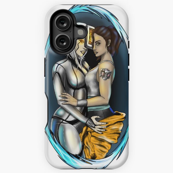 Aperçu de l'œuvre Chell et GlaDOS créée et vendue par NeusArt.