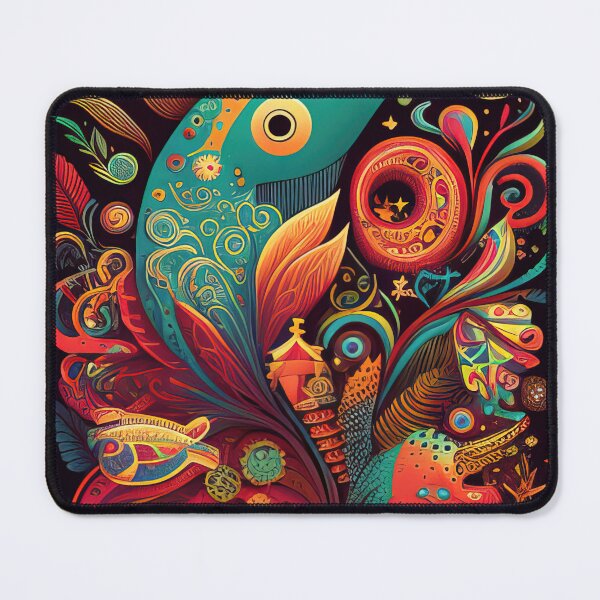 Item preview, Whimsical psychedelic fantasy creatures illustration designed and sold by RK - Shop.