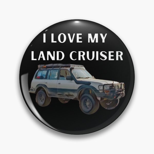 Item preview, I Love My Land Cruiser , Vintage 80 series, Toyota 1990, off road truck, fj80 Toyota trucks designed and sold by AkBrokeBikes.