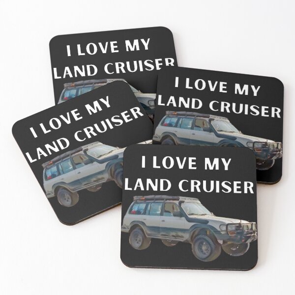 Item preview, I Love My Land Cruiser , Vintage 80 series, Toyota 1990, off road truck, fj80 Toyota trucks designed and sold by AkBrokeBikes.