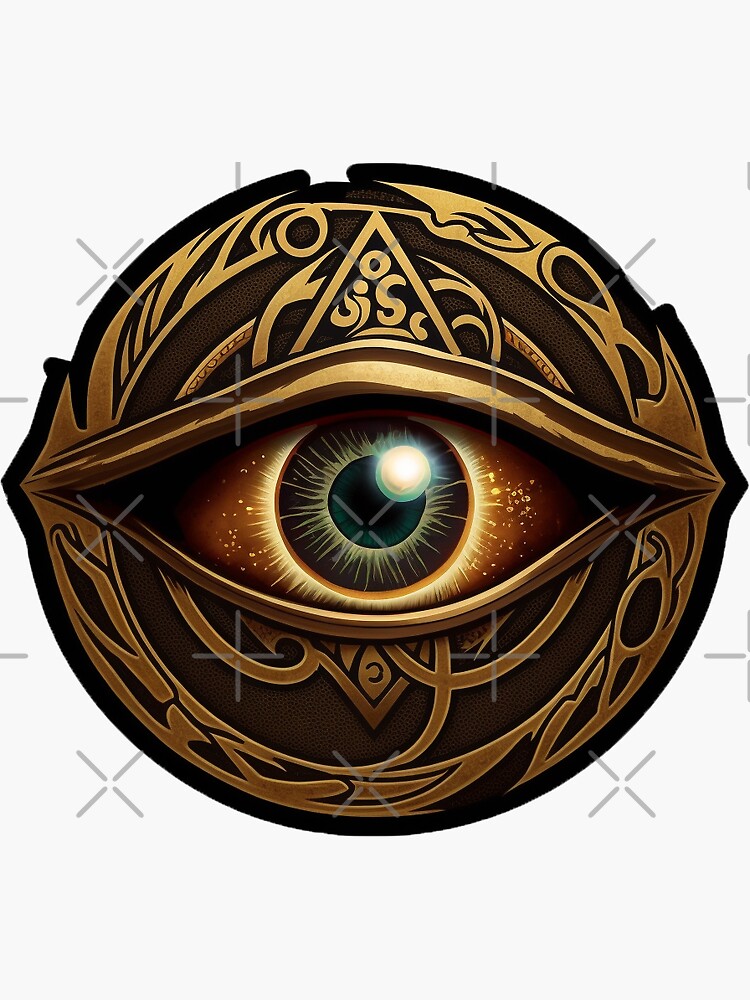 "Giant eye" Sticker for Sale by usvamedia Redbubble