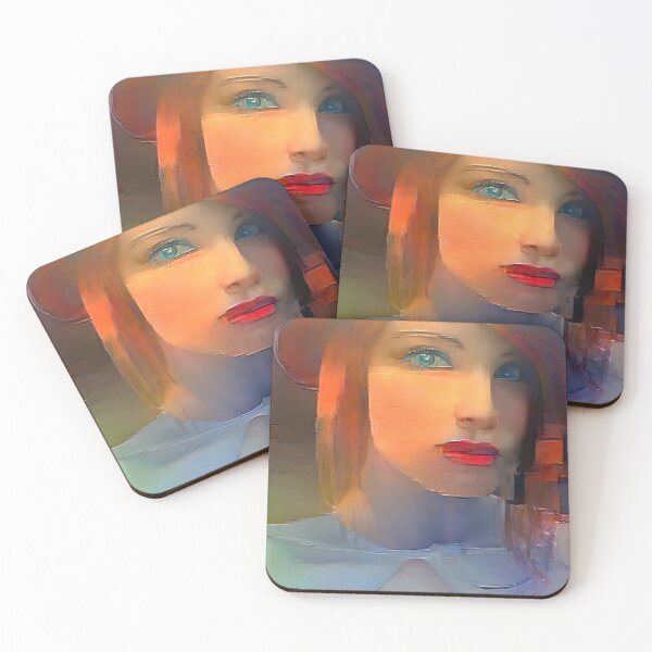 Item preview, Cuadro Mujer con sombrero designed and sold by DiscoGypsyFish.