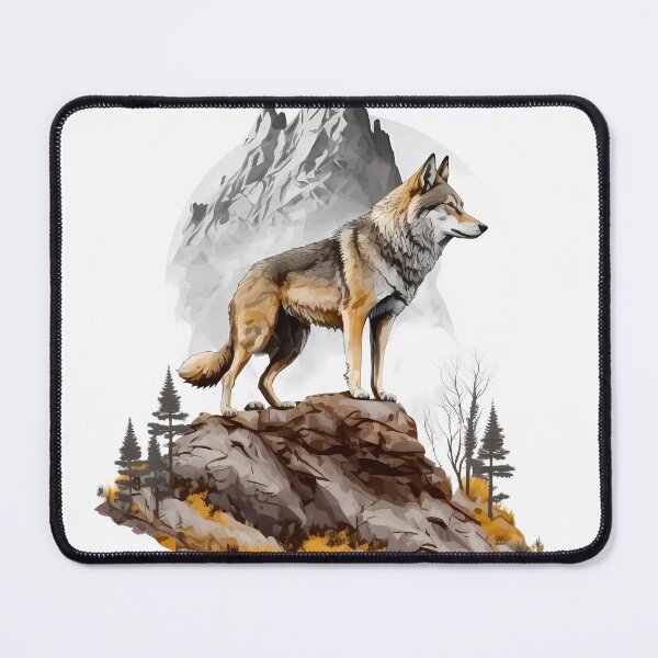 Item preview, Mountain Wolf designed and sold by paintwithgreen.