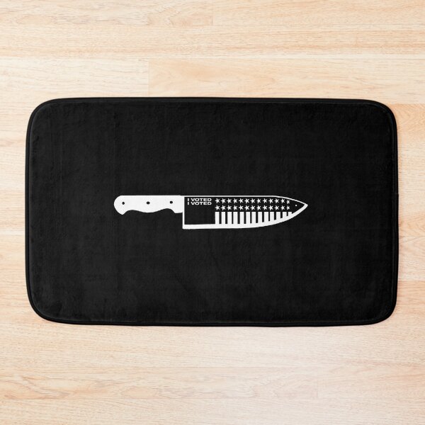 Item preview, I Voted with Chief Knife in white designed and sold by Manoroma.