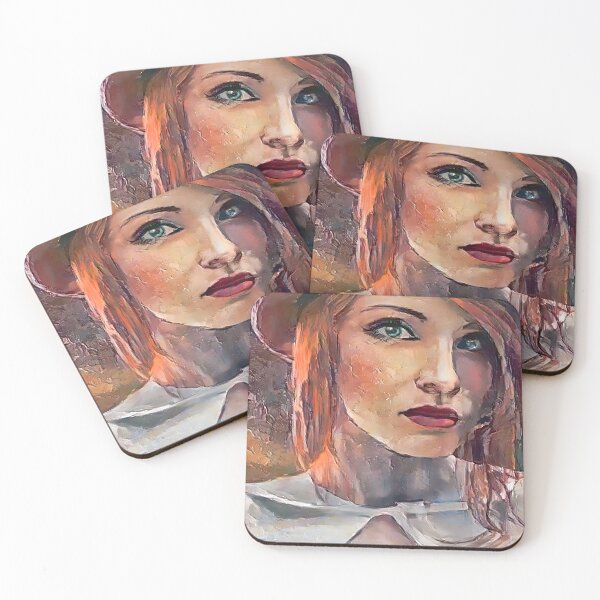 Item preview, Cuadro Mujer con sombrero designed and sold by DiscoGypsyFish.